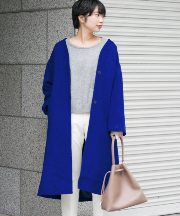 ノーカラーvネックコート Ur87 27c001 Urban Research Outlet