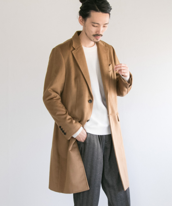 ウール カシミヤ チェスターコート Ur87 17h002 Urban Research Outlet