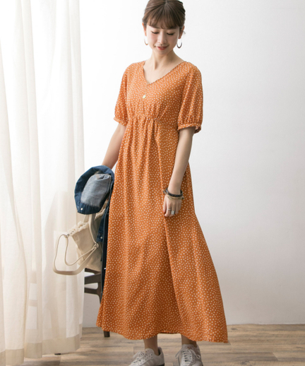 変形ドットロングワンピース Ur94 26c009 Urban Research Outlet