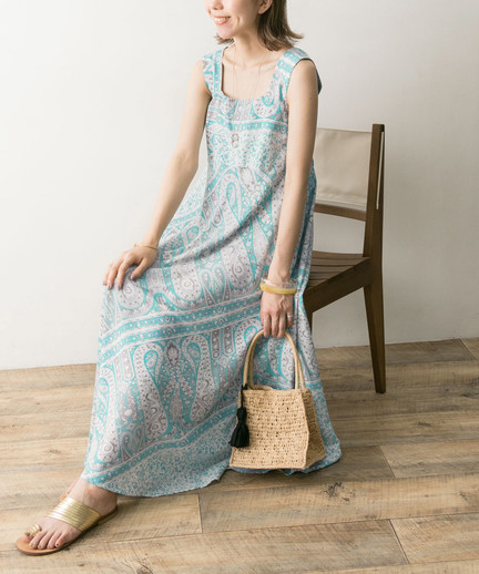 パネルペイズリープリントワンピース Ur95 26o006 Urban Research Outlet