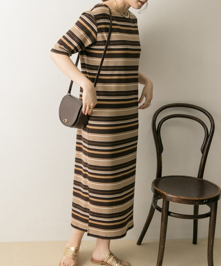 マルチボーダーカットワンピース Ur96 26l001 Urban Research Outlet