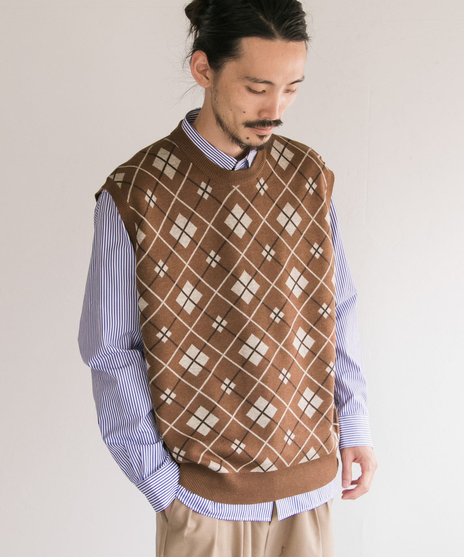 アーガイル ニット ベスト Ur96 12a002 Urban Research Outlet