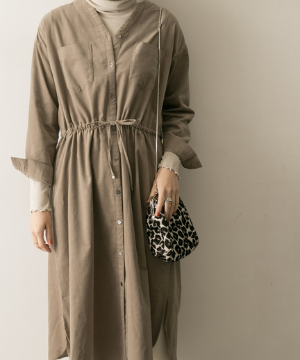 スタンドカラーコーデュロイワンピース Ur97 26x009 Urban Research Outlet