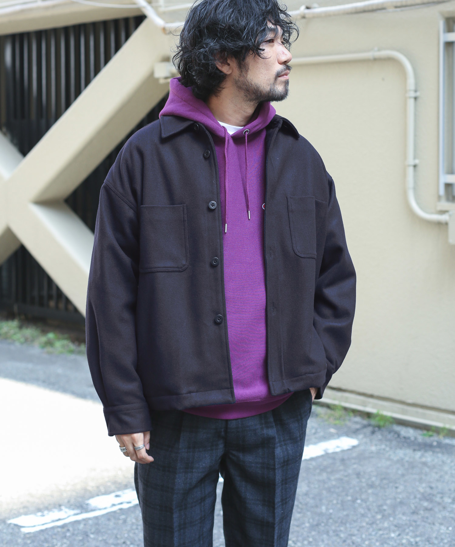 ESTNATION Light Melton CPO Blouson ジャケット/アウター ミリタリー