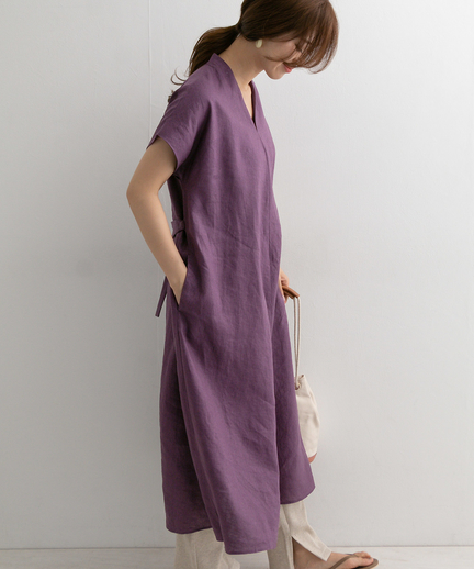リネンvネックワンピース Dr95 26m506 Urban Research Outlet