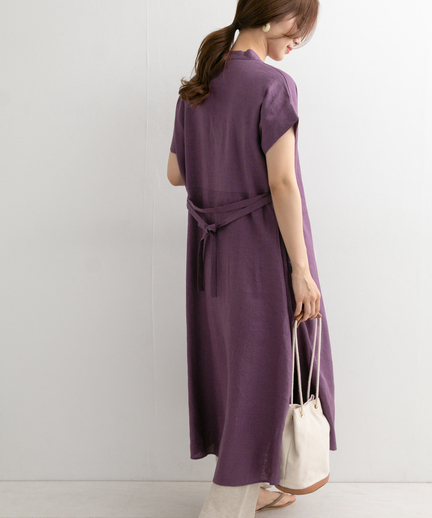 リネンvネックワンピース Dr95 26m506 Urban Research Outlet