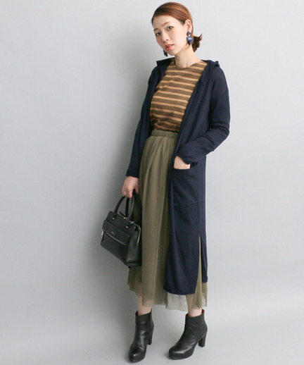 ｗ フードロングカーディガン Ra52 22b0 Urban Research Outlet