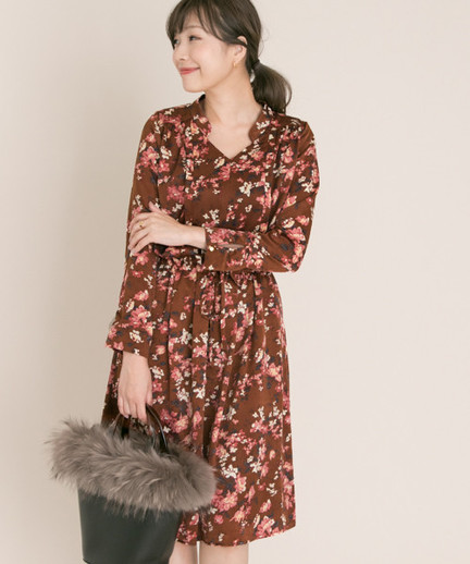 オリジナル花柄スタンドカラーワンピース Ra77 26b002 Urban Research Outlet