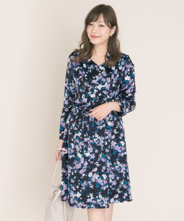 オリジナル花柄スタンドカラーワンピース Ra77 26b002 Urban Research Outlet