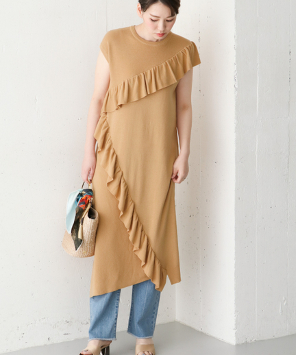 フリルニットワンピース Ra85 26b005 Urban Research Outlet