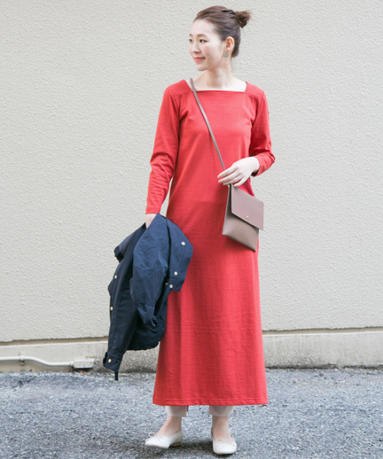 Le Minor 別注 スクエアネックマキシワンピース Lmg951 Rl94 Urban Research Outlet