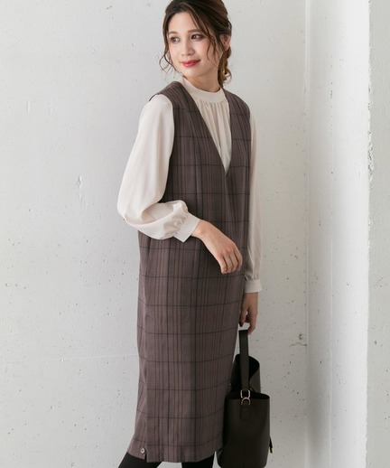 グレンチェックワンピース Ra97 26c001 Urban Research Outlet