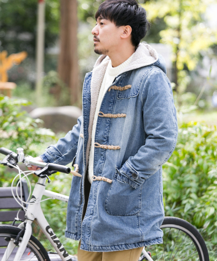 デニムボアダッフルコート La87 17s014 Urban Research Outlet