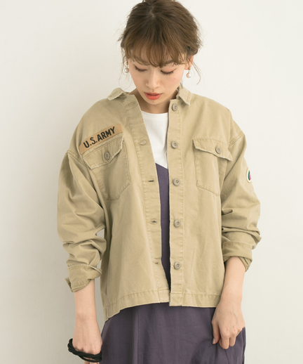 ピーチツイルミリタリーシャツジャケット La94 27j401 Urban Research Outlet