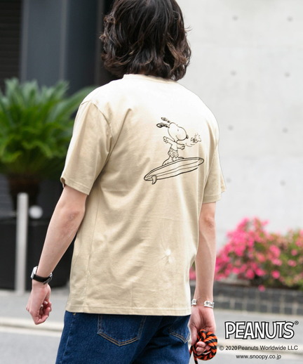 スヌーピーバックプリントtシャツ La05 11s603 Urban Research Outlet