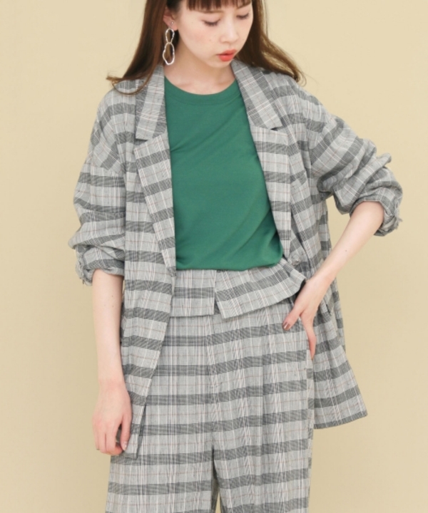 リラックスチェックテーラージャケット Kc84 27m030 Urban Research Outlet