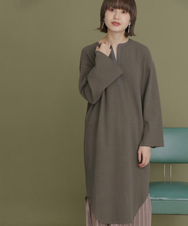ヘンリーネックリブワンピース Kb87 26v060 Urban Research Outlet