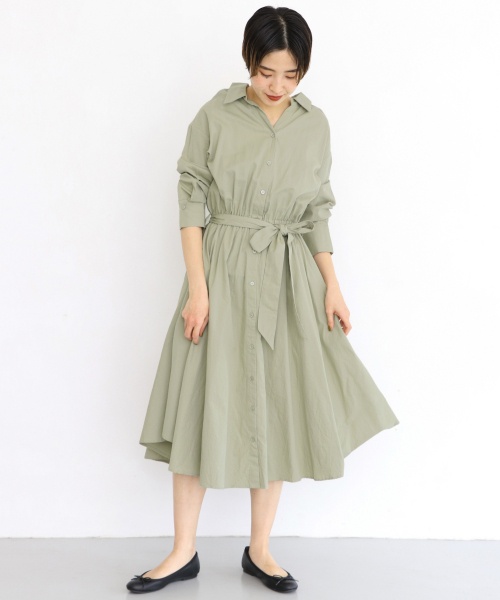 ウエストリボンシャツワンピース Kb94 26j040 Urban Research Outlet