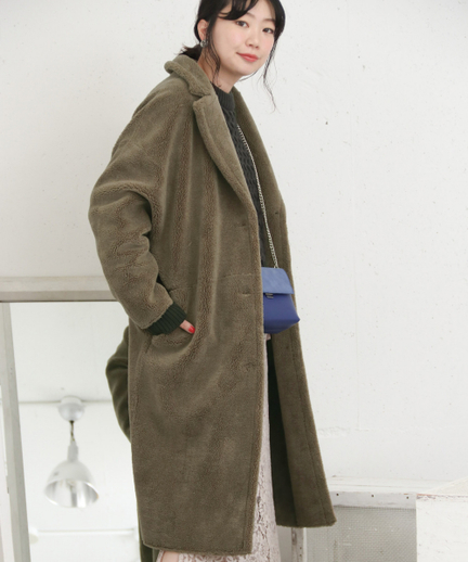 Kbf ボアロングコート Kp87 27m010 Urban Research Outlet