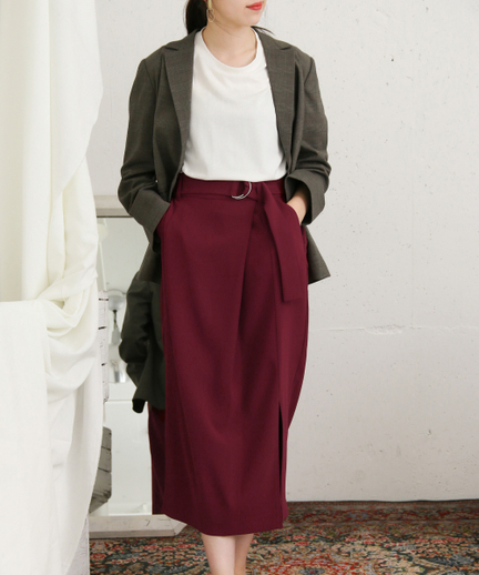 Kbf フロントスリットベルト付きスカート Kp86 25t013 Urban Research Outlet