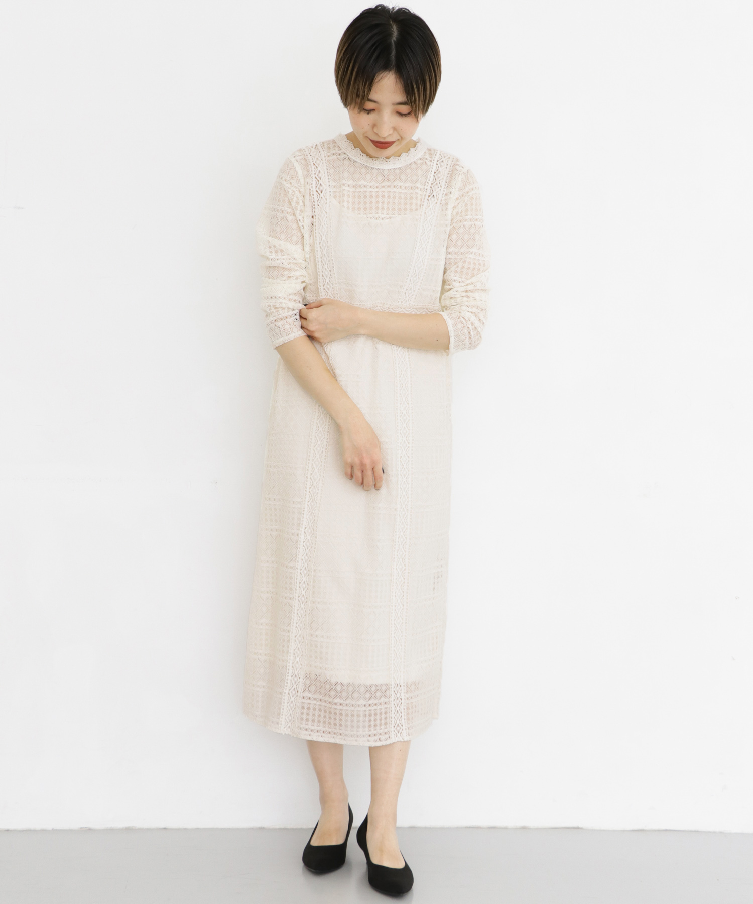 切替レースワンピース Kb94 26j100 Urban Research Outlet