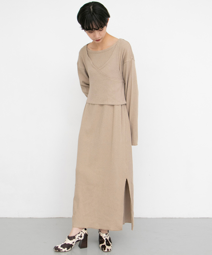 バッククロスビスチェリブワンピース Kc97 26v1 Urban Research Outlet