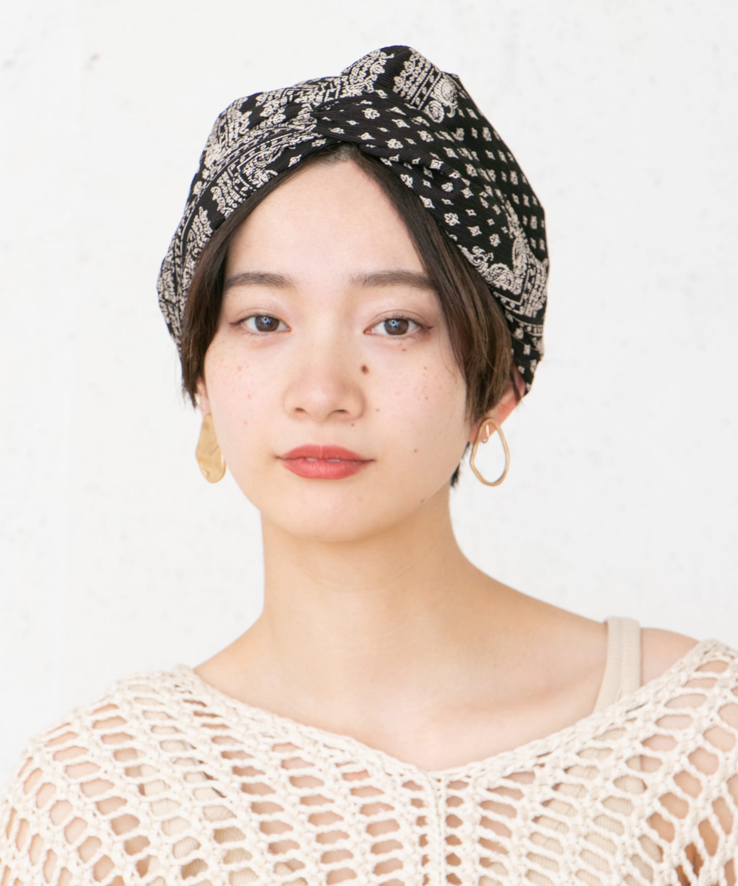 プリントスカーフターバン Kb04 2ca048 Urban Research Outlet