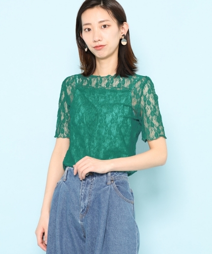 インナーセットストレッチレースtシャツ 半袖 85 21a012 Urban Research Outlet