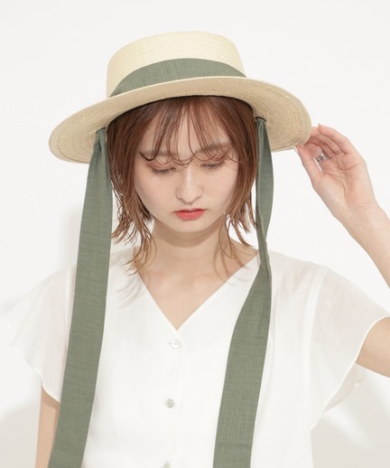 ロングリボンカンカンハット 05 2cb009 Urban Research Outlet