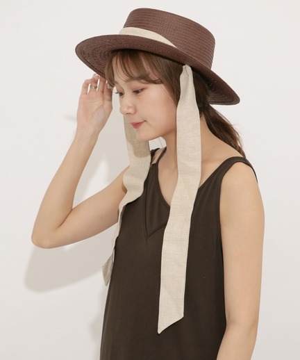 ロングリボンカンカンハット 05 2cb009 Urban Research Outlet