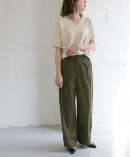 コットンナイロンワイドパンツ Uw86 24u012 Urban Research Outlet