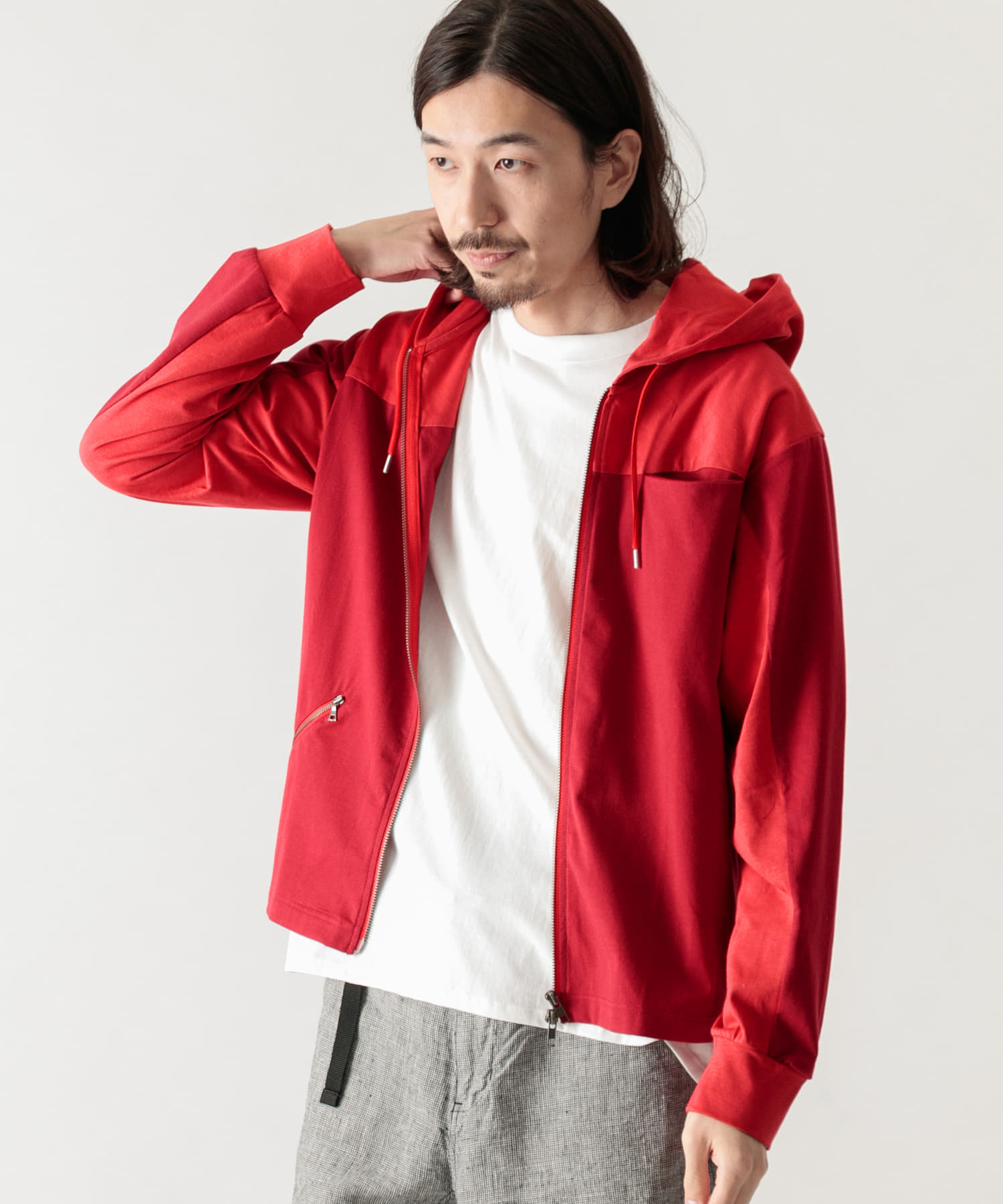ジオメトリックカットzipパーカ Uw94 11u045 Urban Research Outlet
