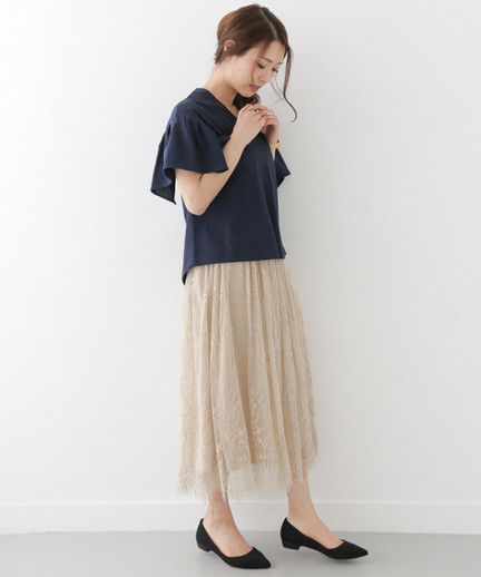 スカラップレーススカート Wh75 25i001 Urban Research Outlet