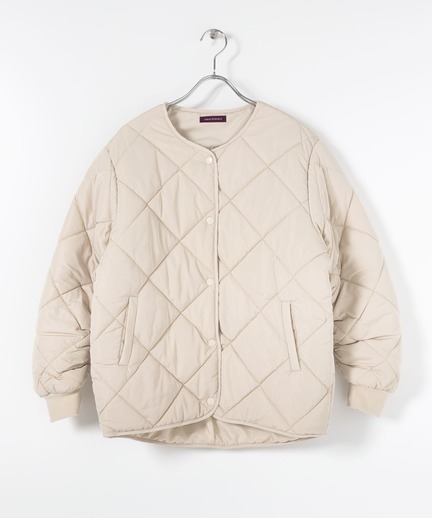 中綿キルティングノーカラージャケット Wh07 27r001 Urban Research Outlet