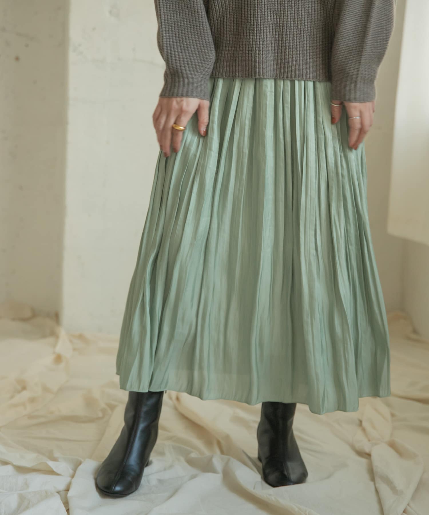 シャイニープリーツスカート It06 25r002 Urban Research Outlet